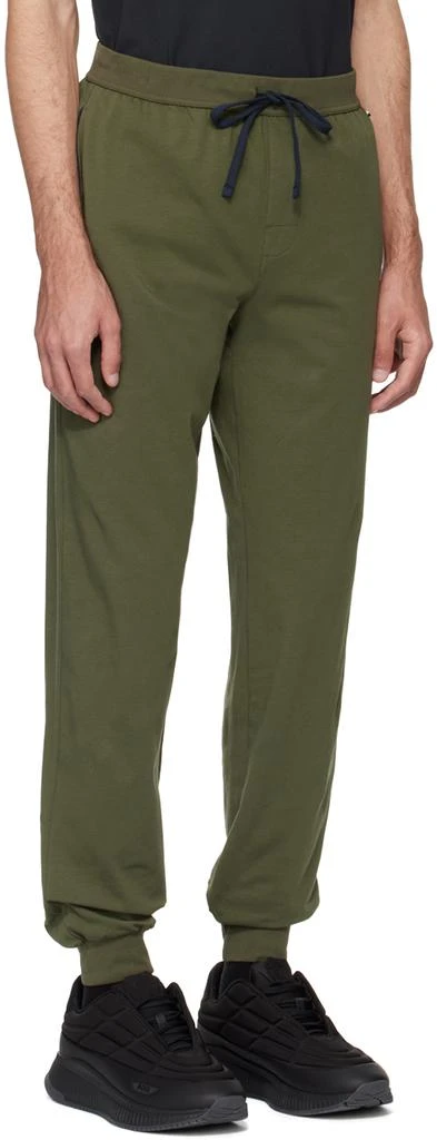 BOSS Khaki Embroidered Sweatpants 2