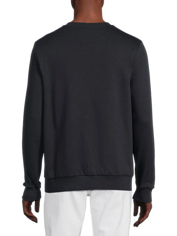 Bally Logo Striped Front Sweatshirt 2