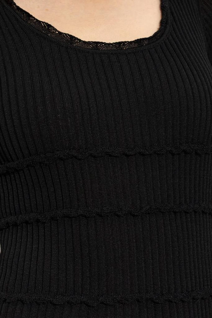 DSQUARED2 Dsquared2 Short-Sleeved Midi Ribbed Dress 5