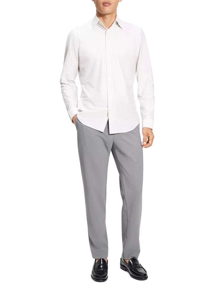 Theory Sylvain Cotton-Blend Button-Front Shirt 2