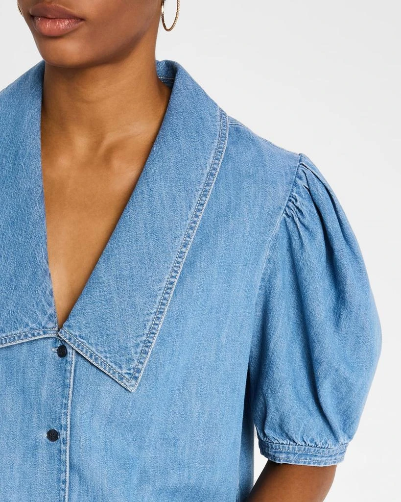FRAME Denim Sailor Blouse 5