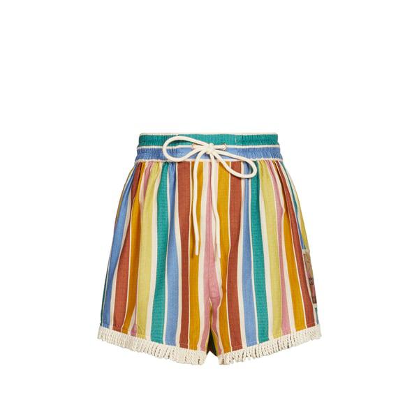 Zimmermann Striped cotton shorts