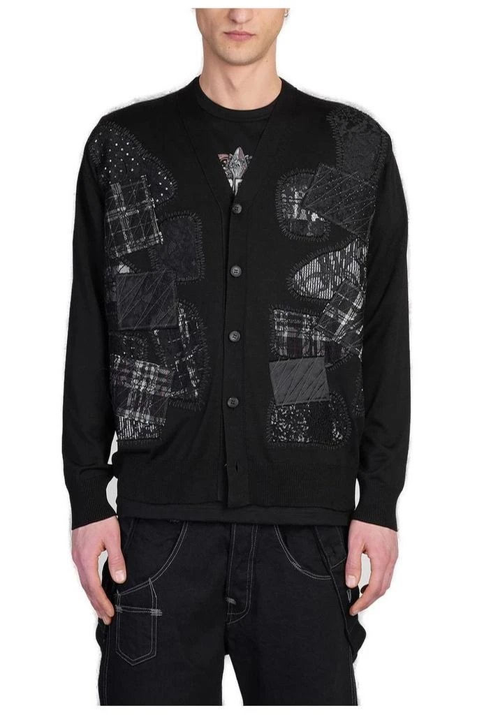 Junya Watanabe MAN Junya Watanabe MAN Patchwork V-Neck Cardigan 1