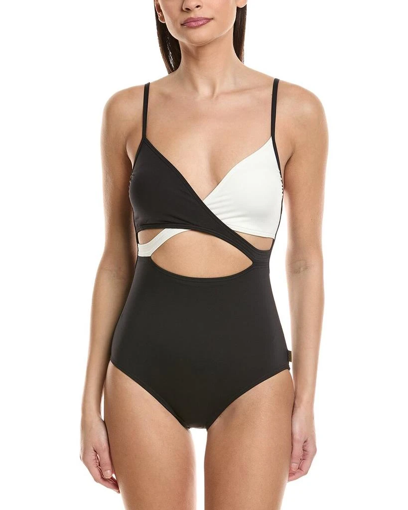Vince Camuto Cross Top One-Piece