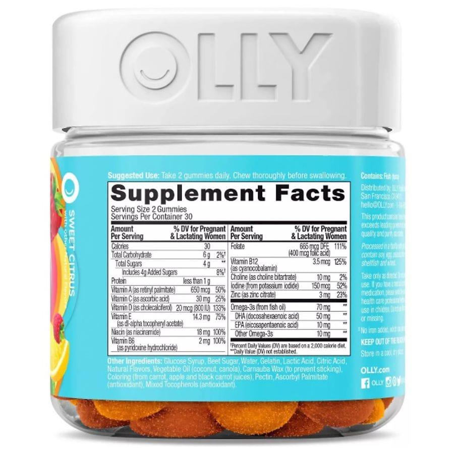 OLLY The Essential Prenatal Multi Vitamins Sweet Citrus
