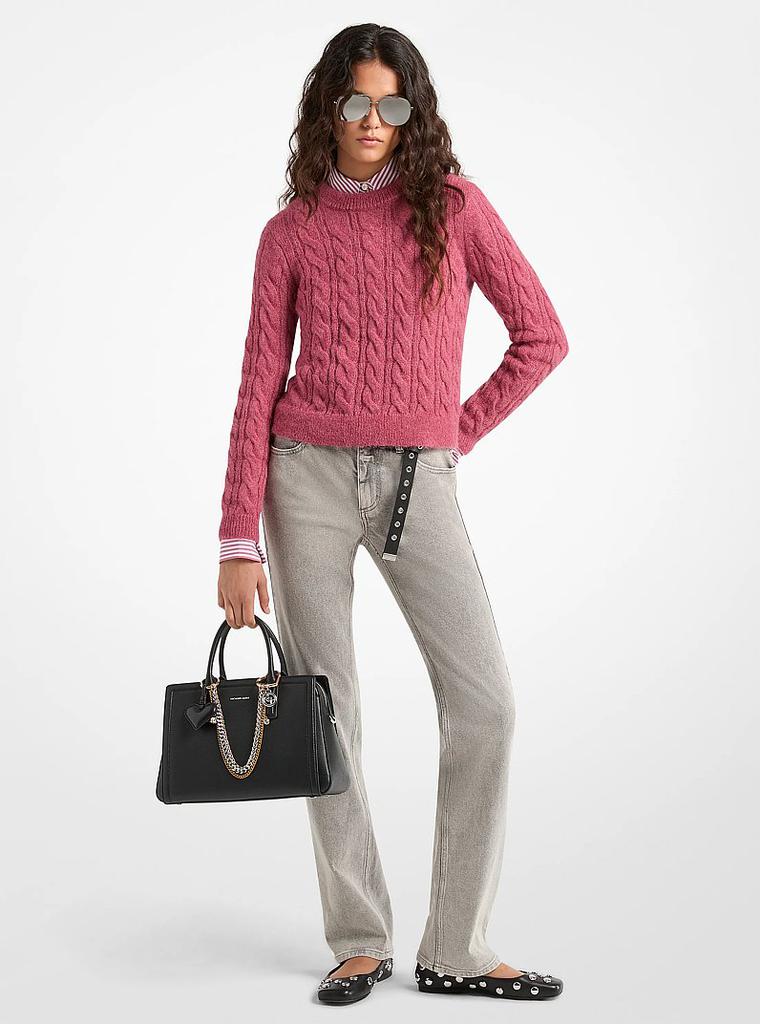 Alo Snuggle Up Sweater Short Sleeve - Ivory - Sweaters - Free