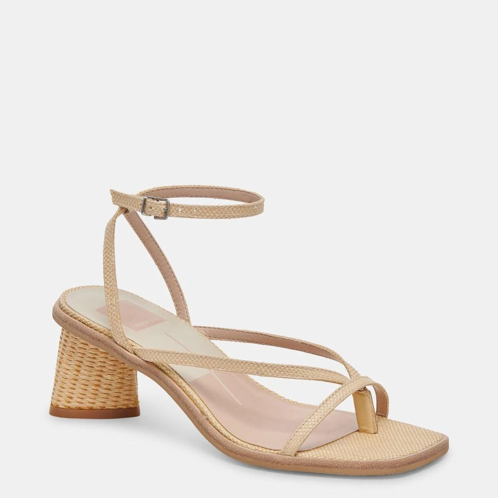 Dolce Vita Banita Sandals Lt Natural Raffia 3