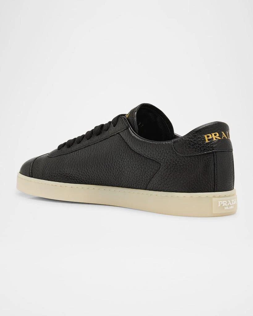 Prada Men's Lane Deerskin Low-Top Sneakers 5