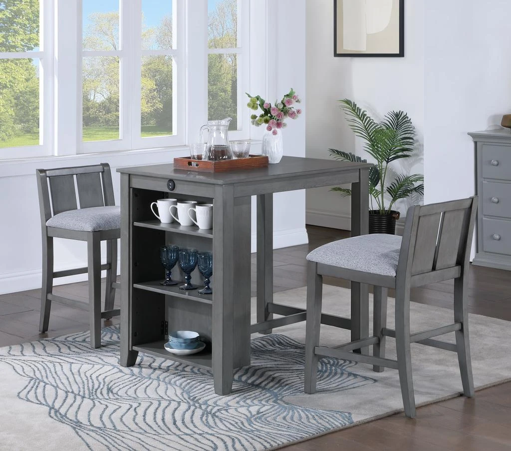 Streamdale Furniture Streamdale Cozy and Compact Graham Collection Breakfast Nook with Storage
