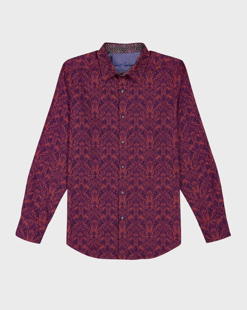 Robert Graham Men's Highland 5 Damask-Print Sport Shirt 1