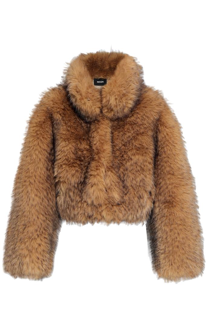 ROTATE Birger Christensen Short faux fur - Jackets - BeyondStyle
