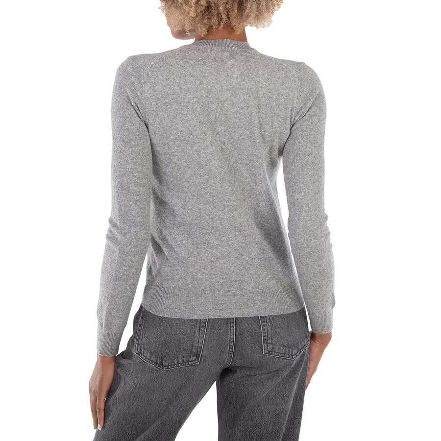 Comme des Garcons Black Heart Logo Cardigan In Grey 3