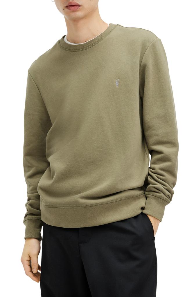 ALL SAINTS Raven Slim Fit Crewneck Sweatshirt