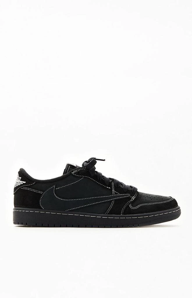 Jordan x Travis Scott 1 Low Black Phantom Shoes 1