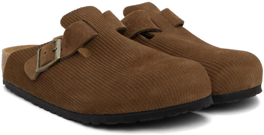 Birkenstock Brown Regular Boston Slip-On Loafers 4