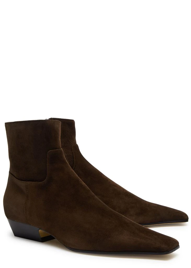 Khaite Marfa 30 suede ankle boots 2