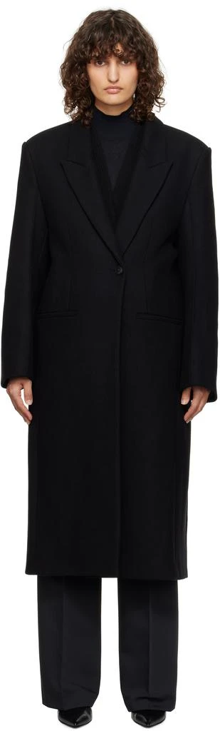 Róhe Black Opera Coat 1