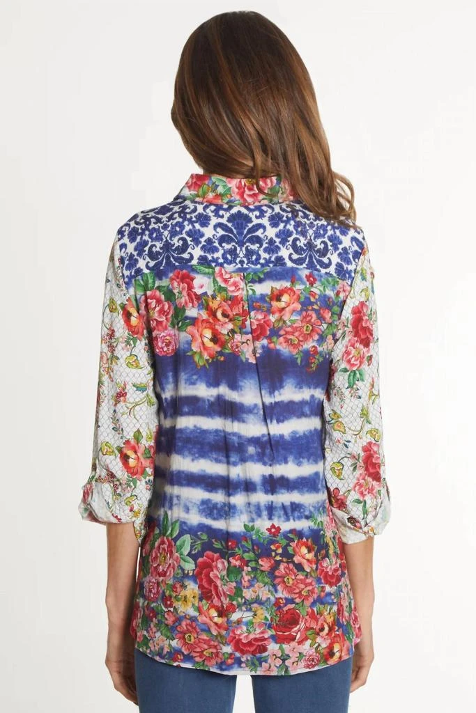 JOHN MARK Gina Tunic In Multi Floral 3