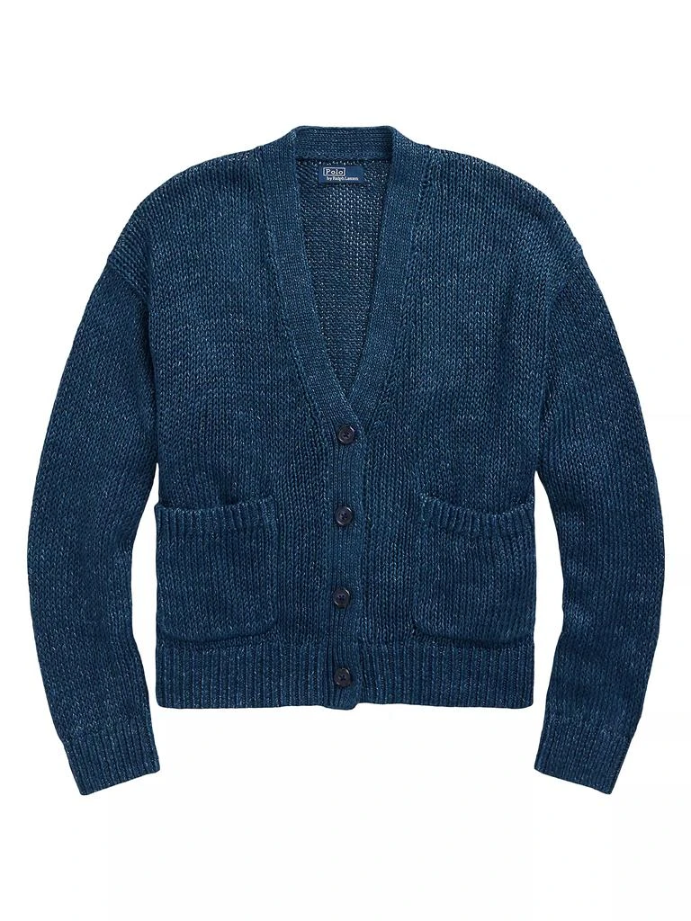 Ralph Lauren Oversized Linen-Blend Cardigan 1