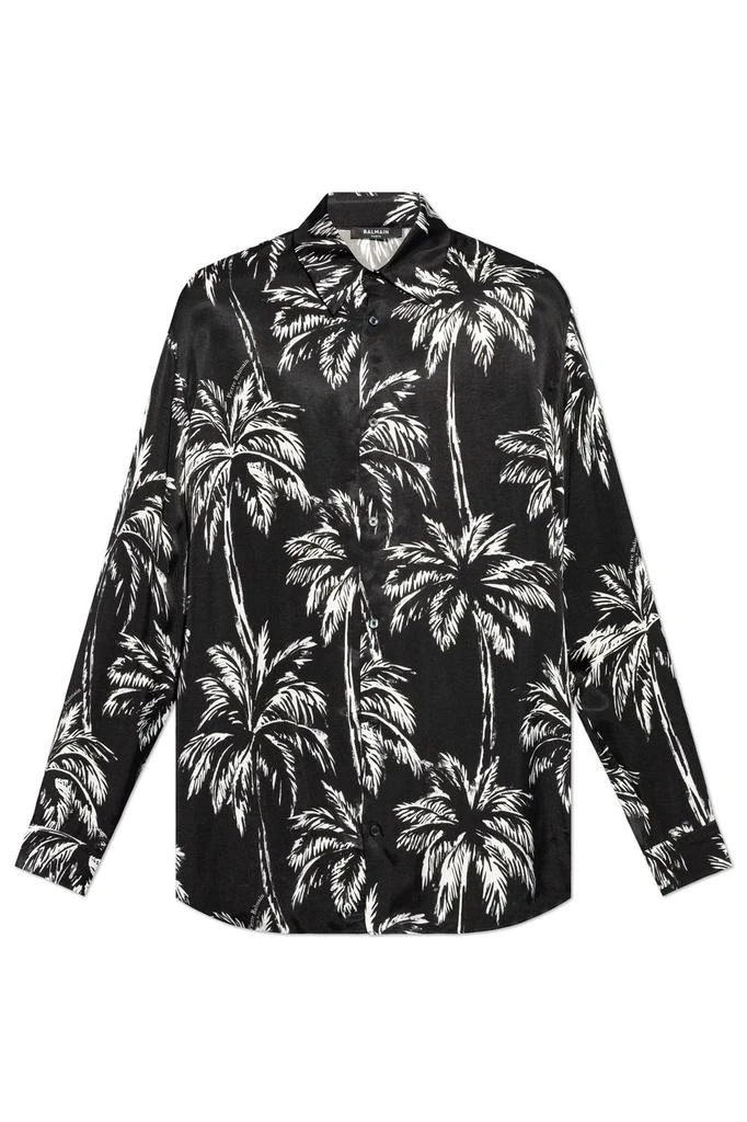 Balmain Balmain Floral Patterned Shirt from Cettire