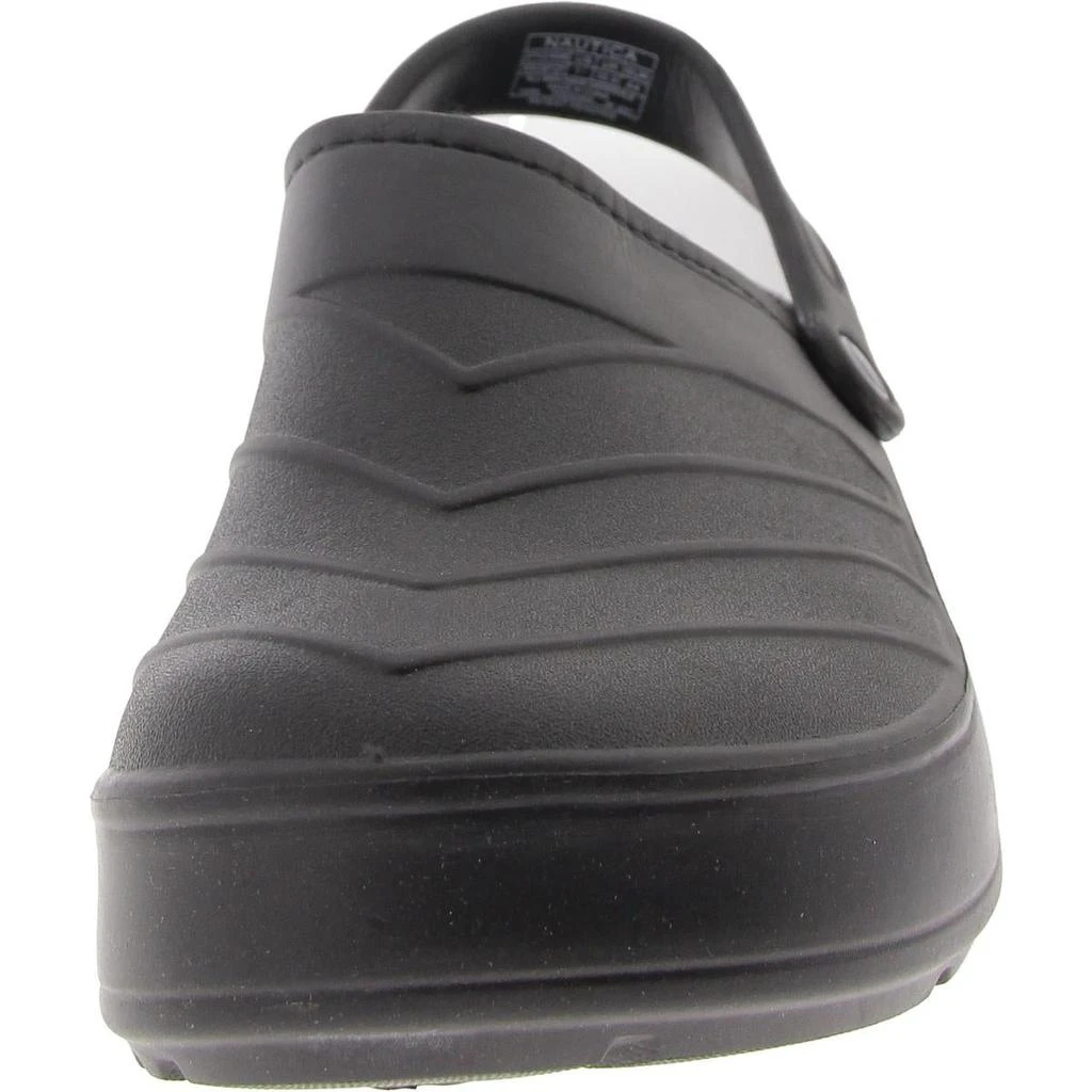 Nautica River Cost Cozy Mens Faux Fur Lined Slip On Clogs 2