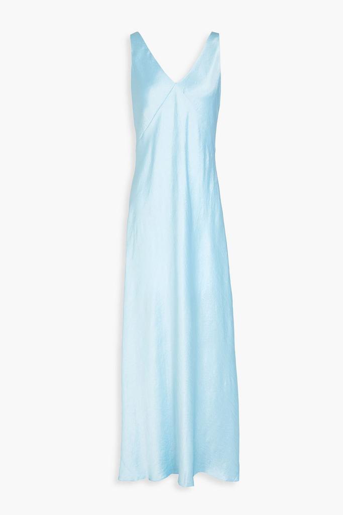 Vince Crinkled-satin maxi dress