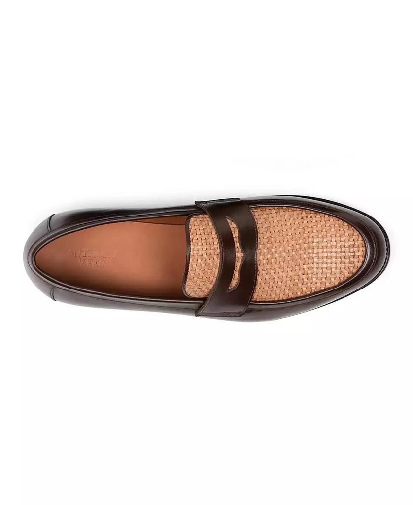 Anthony Veer Men's Mercer Slip On Leather Penny Loafers 3