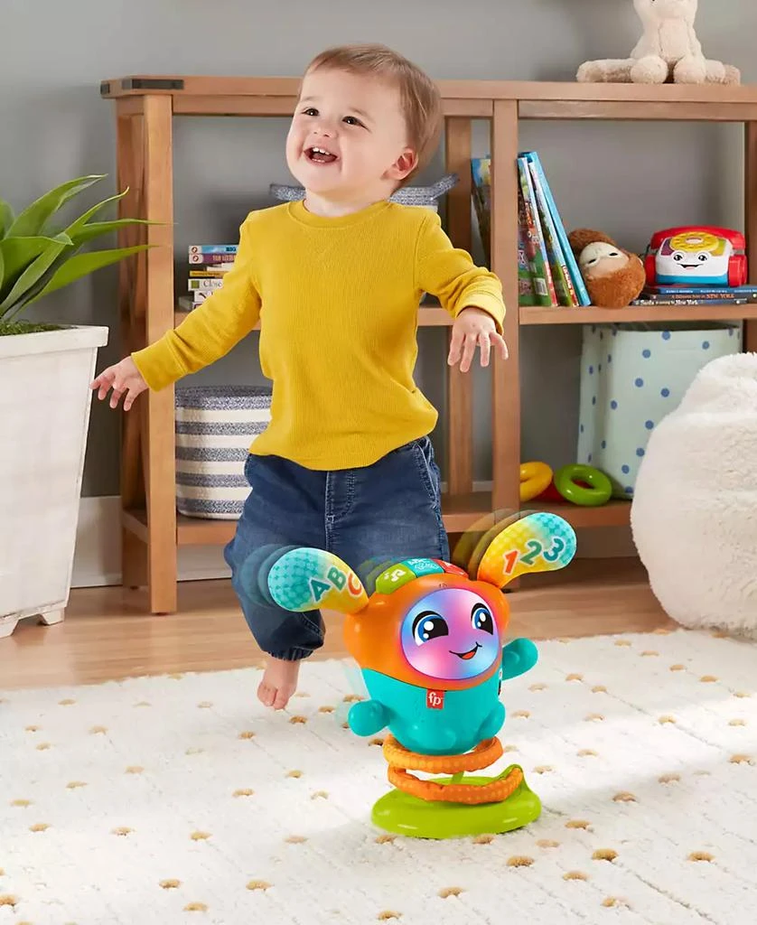 Fisher Price DJ Bouncin' Beats, Baby Learning Toy with Music Lights and Bouncing Action 3
