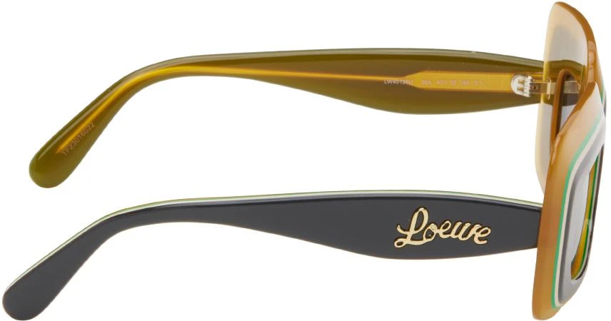 Loewe Multicolor Multilayer Rectangular Sunglasses 2