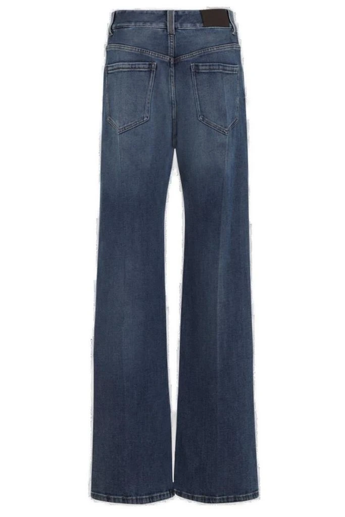 Brunello Cucinelli Brunello Cucinelli Logo Patch Flared Leg Jeans 2