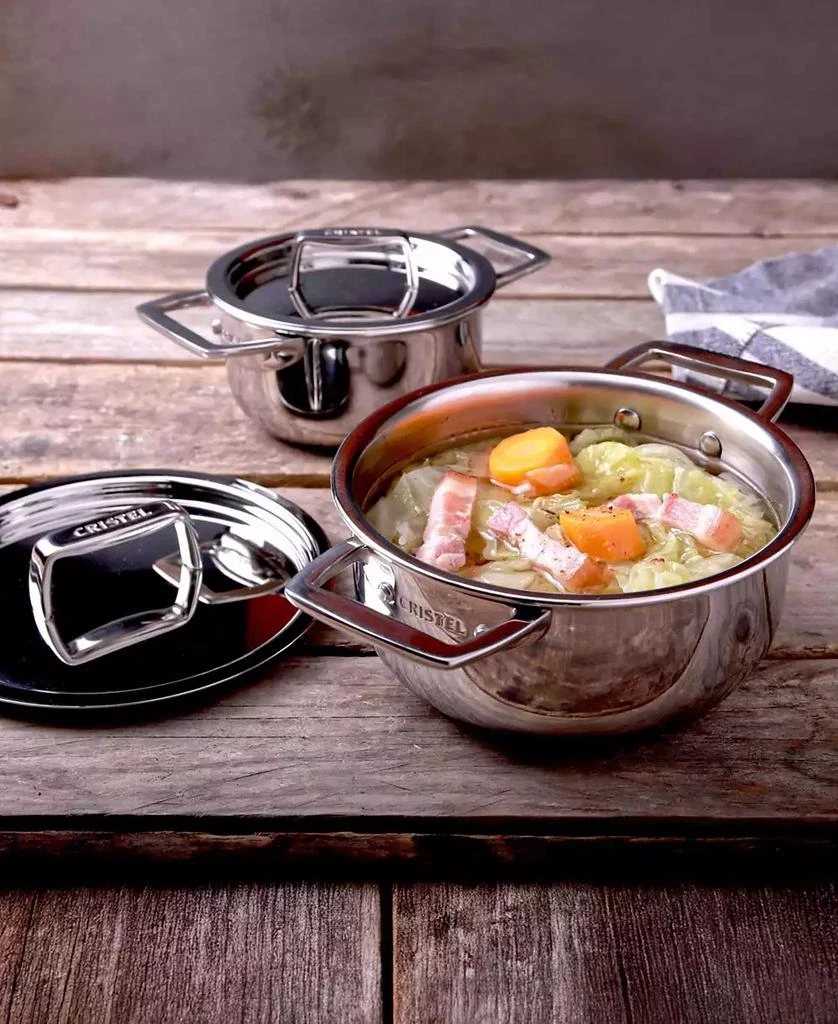 Cristel Castel Pro Mini 0.7-Qt. Stainless Steel Stewpan With Lid 5