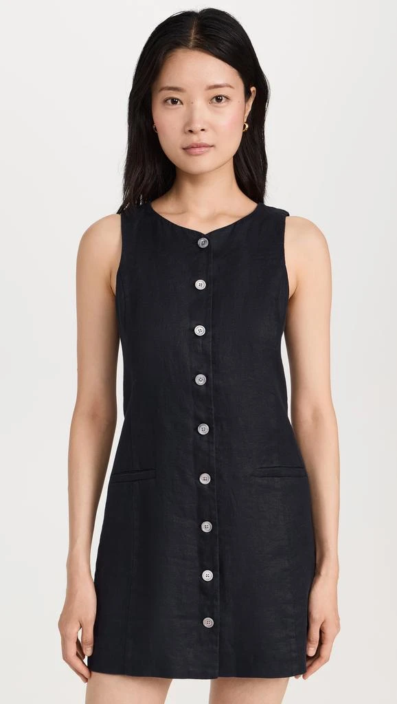 Alex Mill Anna Vest Dress In Linen 6