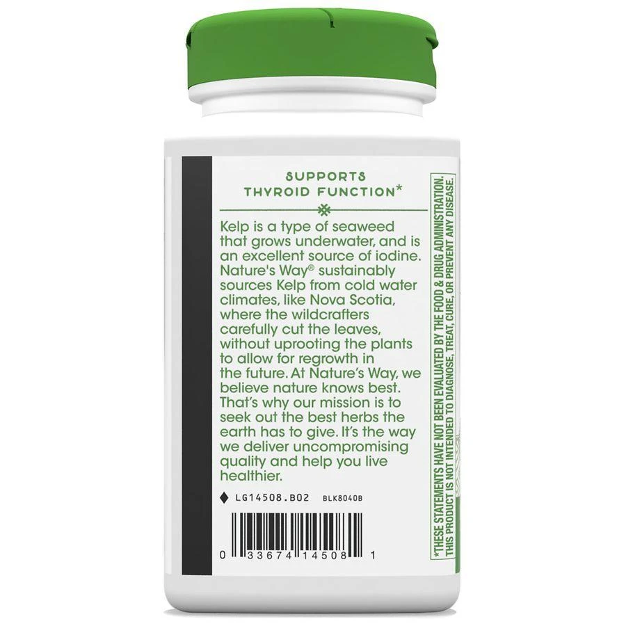 Nature's Way Kelp Vegetarian Capsules 6
