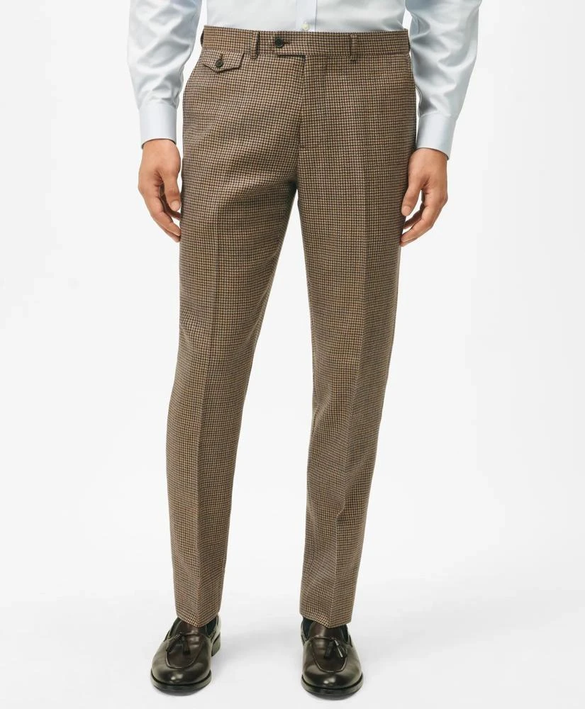 Brooks Brothers Slim Fit Guncheck Wool Suit Pants 1