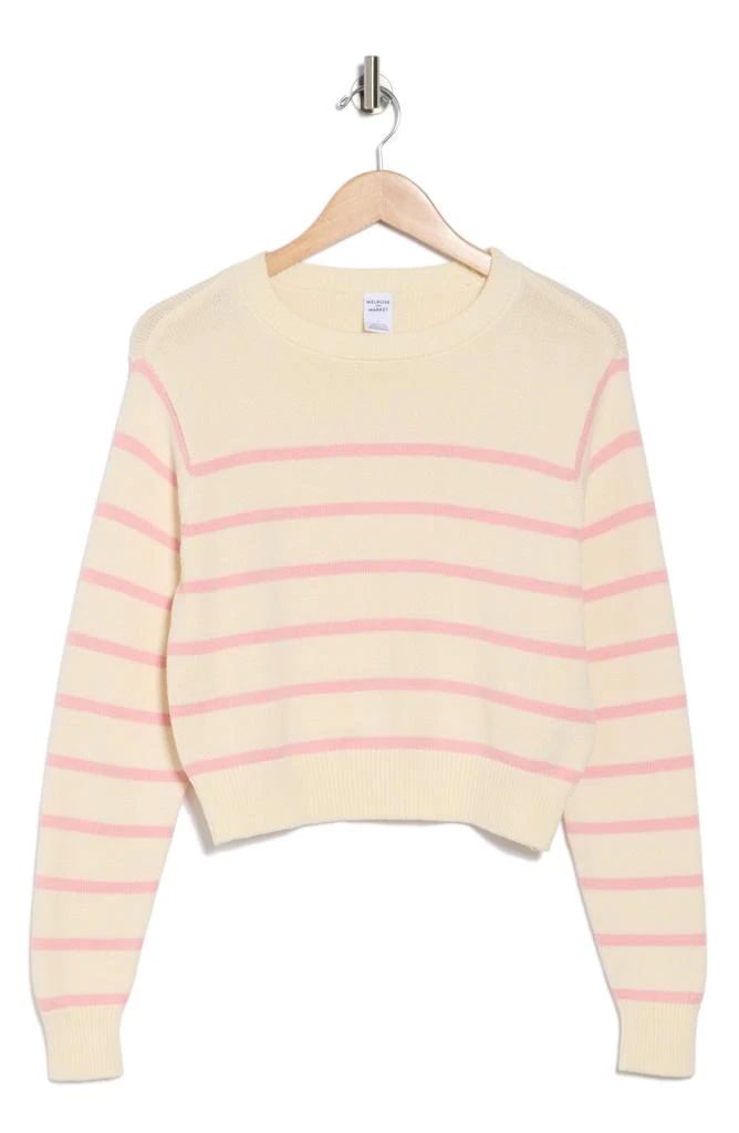 Melrose and Market Stripe Knit Pullover 3