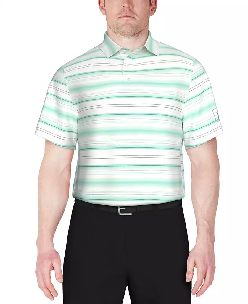 PGA TOUR Men's Stretch-Performance Stripe Polo Shirt