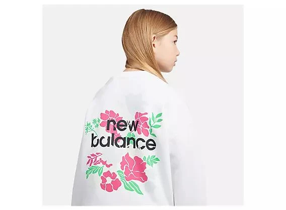 New Balance Floral Back Graphic Crew 4