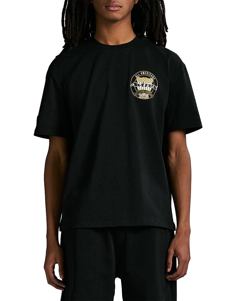 Avirex 50th Anniversary Gold Embroidered T-Shirt 3