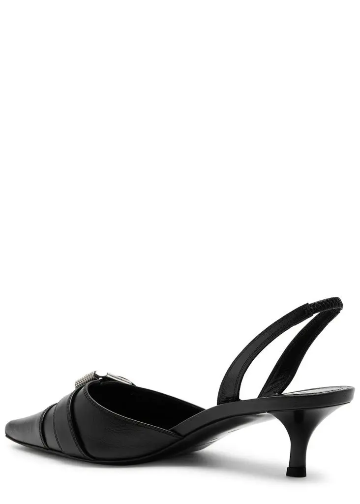 Givenchy Voyou 50 leather slingback pumps 2