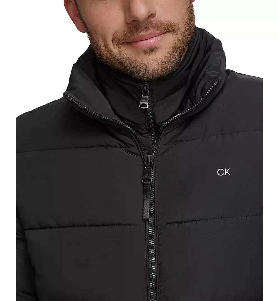 Calvin Klein Men's Puffer With Set In Bib Detail, Created for Macy's 3