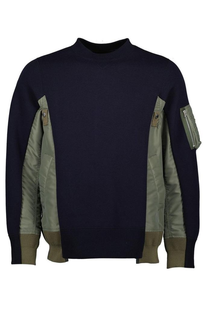 Sacai Sacai Bomber Fleece Hoodie Zip - Hoodies - BeyondStyle