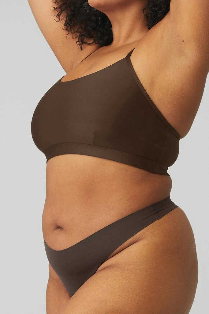 Alo Airbrush Invisible Thong - Raisin 8