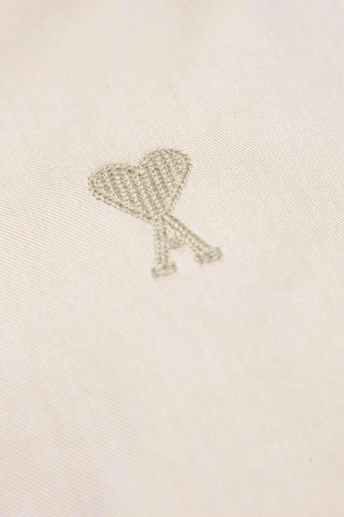AMI AMI Paris Logo Embroidered Short-Sleeved Shirt 2