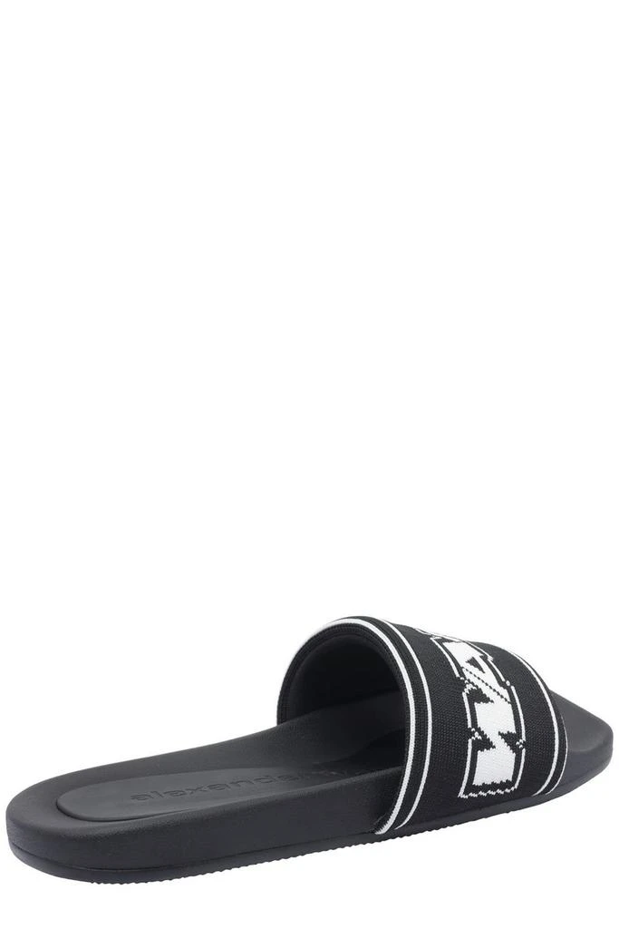 Alexander Wang Alexander Wang Logo Strap Slip-On Slides 2