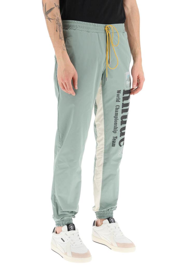 RHUDE bicolor 'senna flight' pants