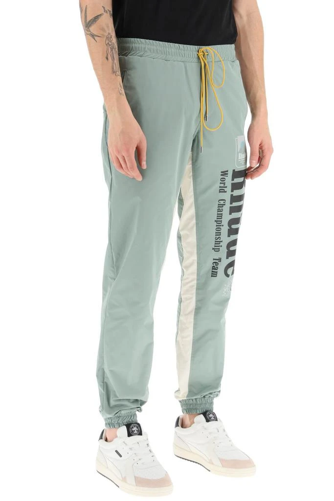 RHUDE bicolor 'senna flight' pants 2