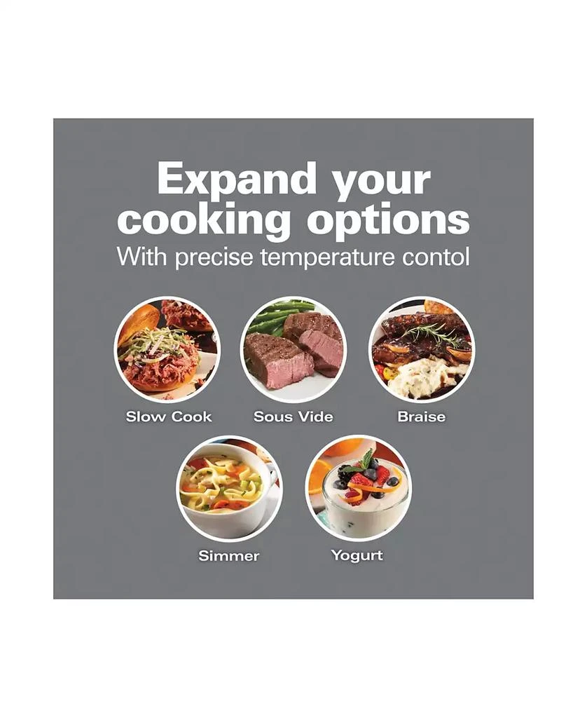 Hamilton Beach Temp Tracker 6 Qt. Slow Cooker - 33867 3