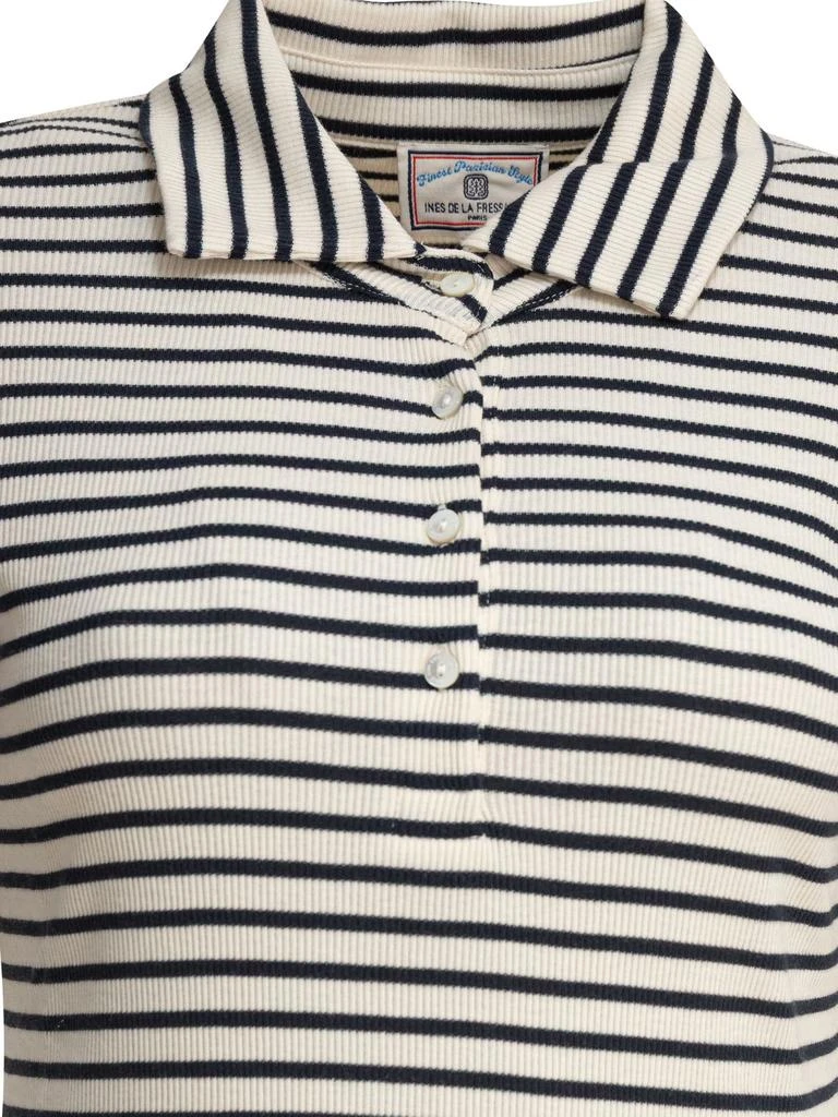 INES DE LA FRESSANGE Ines De La Fressange Striped Polo Dress 3