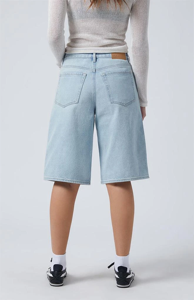 PacSun Light Indigo Extreme Jorts 4