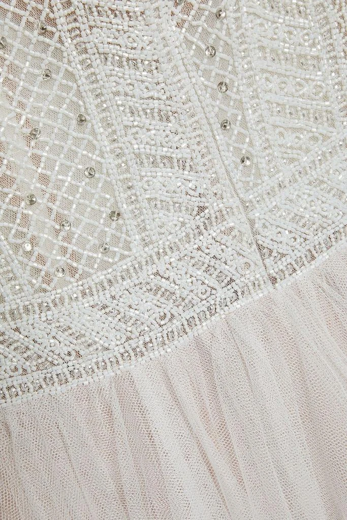 Theia Embellished tulle bridal gown 4